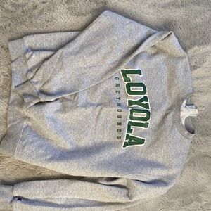 Old college Loyola sweatshirt